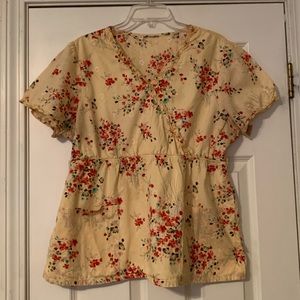 Women’s size L scrub top
